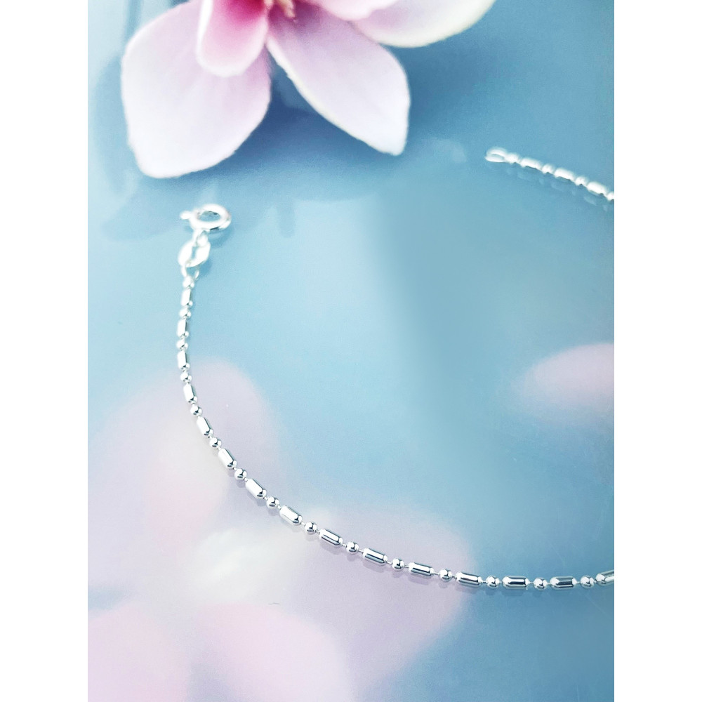 925 Silber Kugel Armband