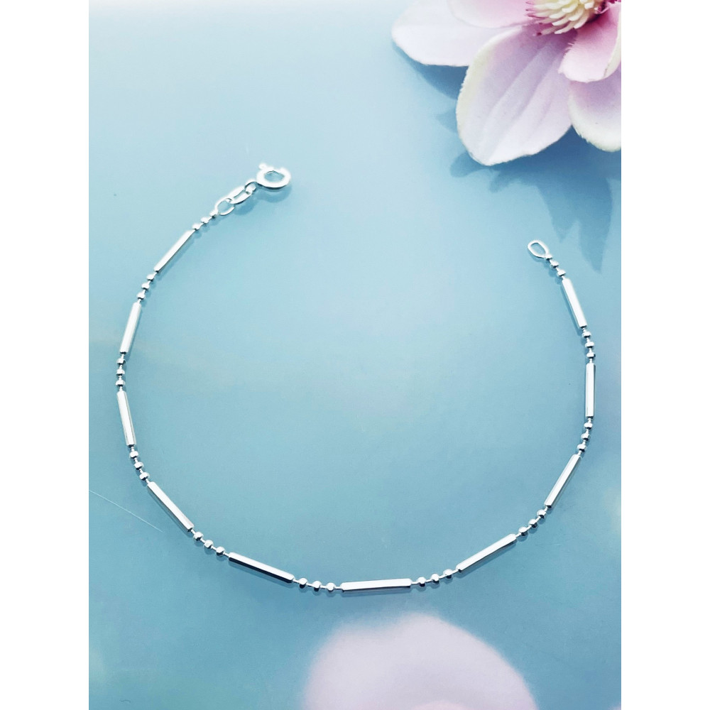 925 Silber Kugel Armband