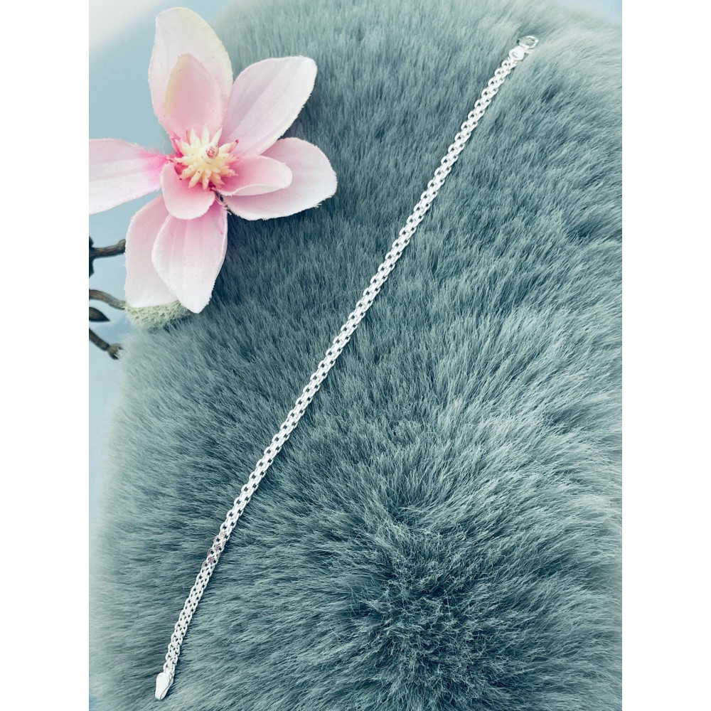 copy of Złota bransoletka celebrytka serce nieskończoność