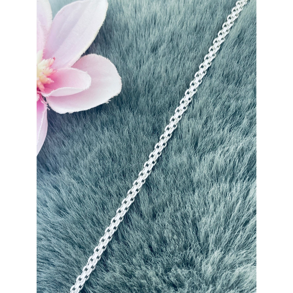 Bismarck geflochtenes Silberarmband 925 Silber Damen Kinder