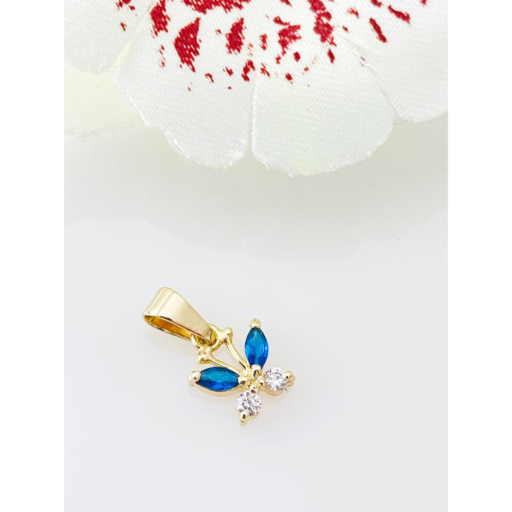 copy of Złoty wisiorek zawieszka rozeta ażurowa