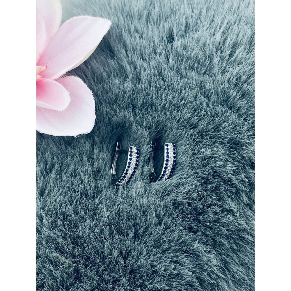 925 Silber mit Zirkonia Ohrringe