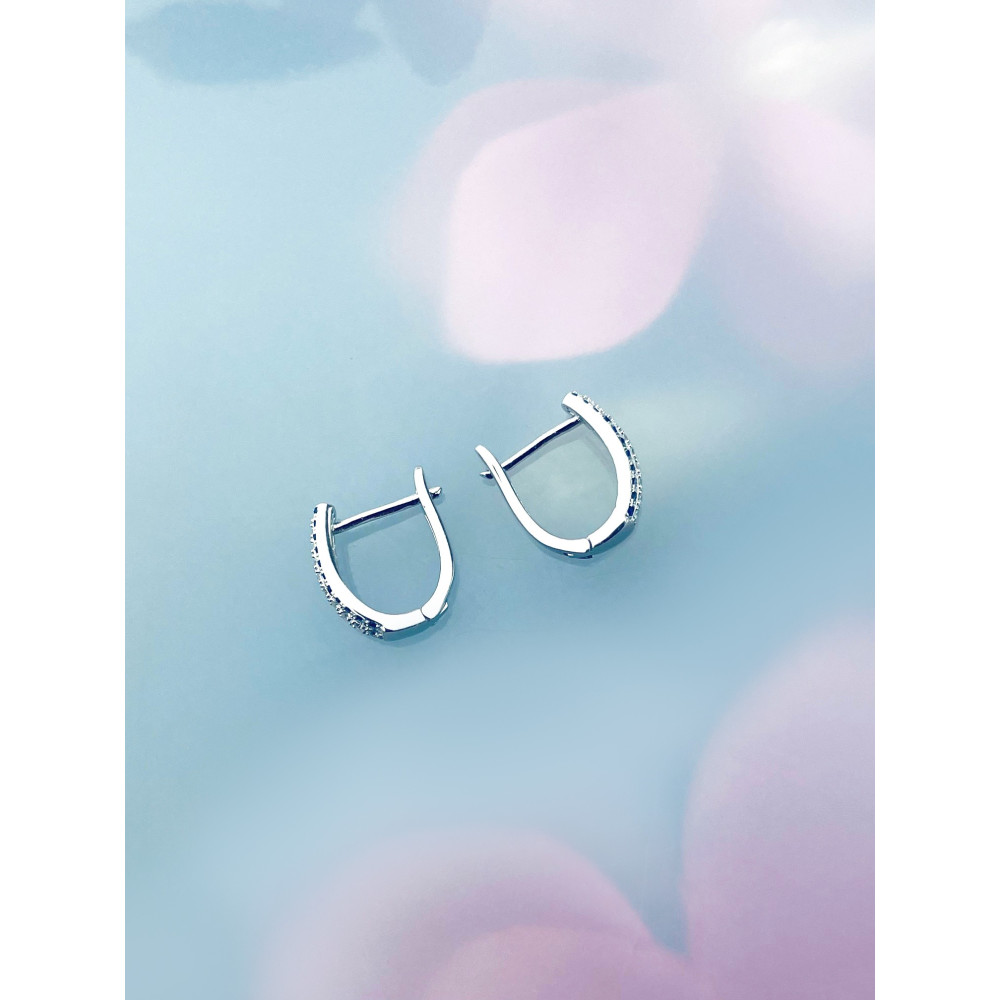 925 Silber mit Zirkonia Ohrringe