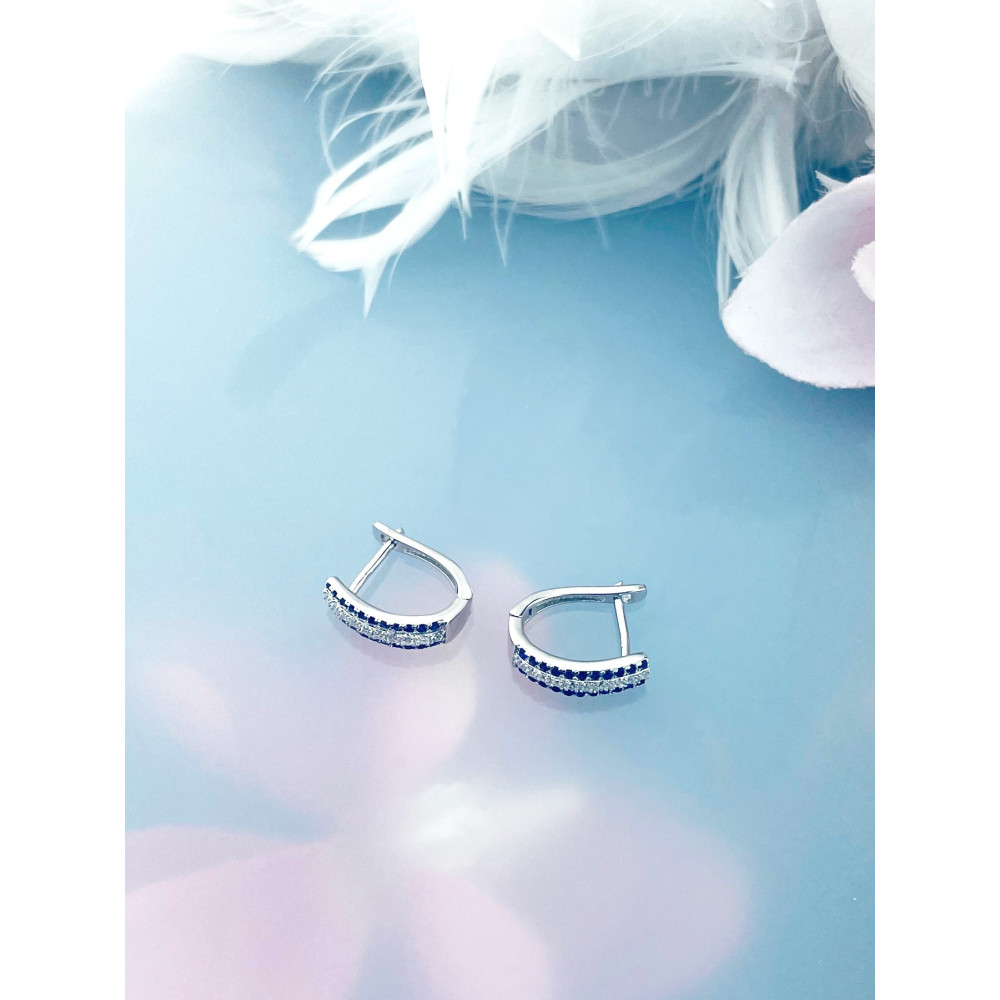 925 Silber mit Zirkonia Ohrringe