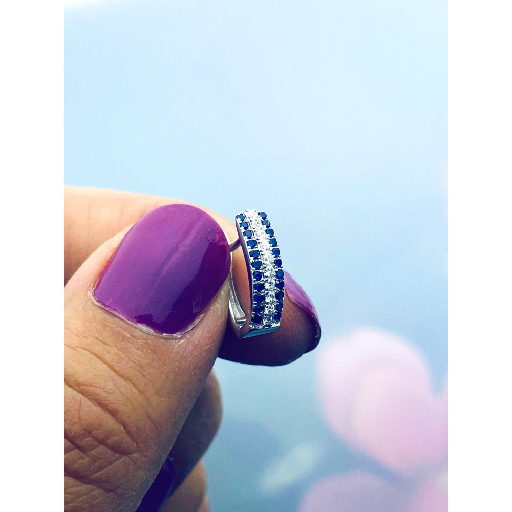 925 Silber mit Zirkonia Ohrringe