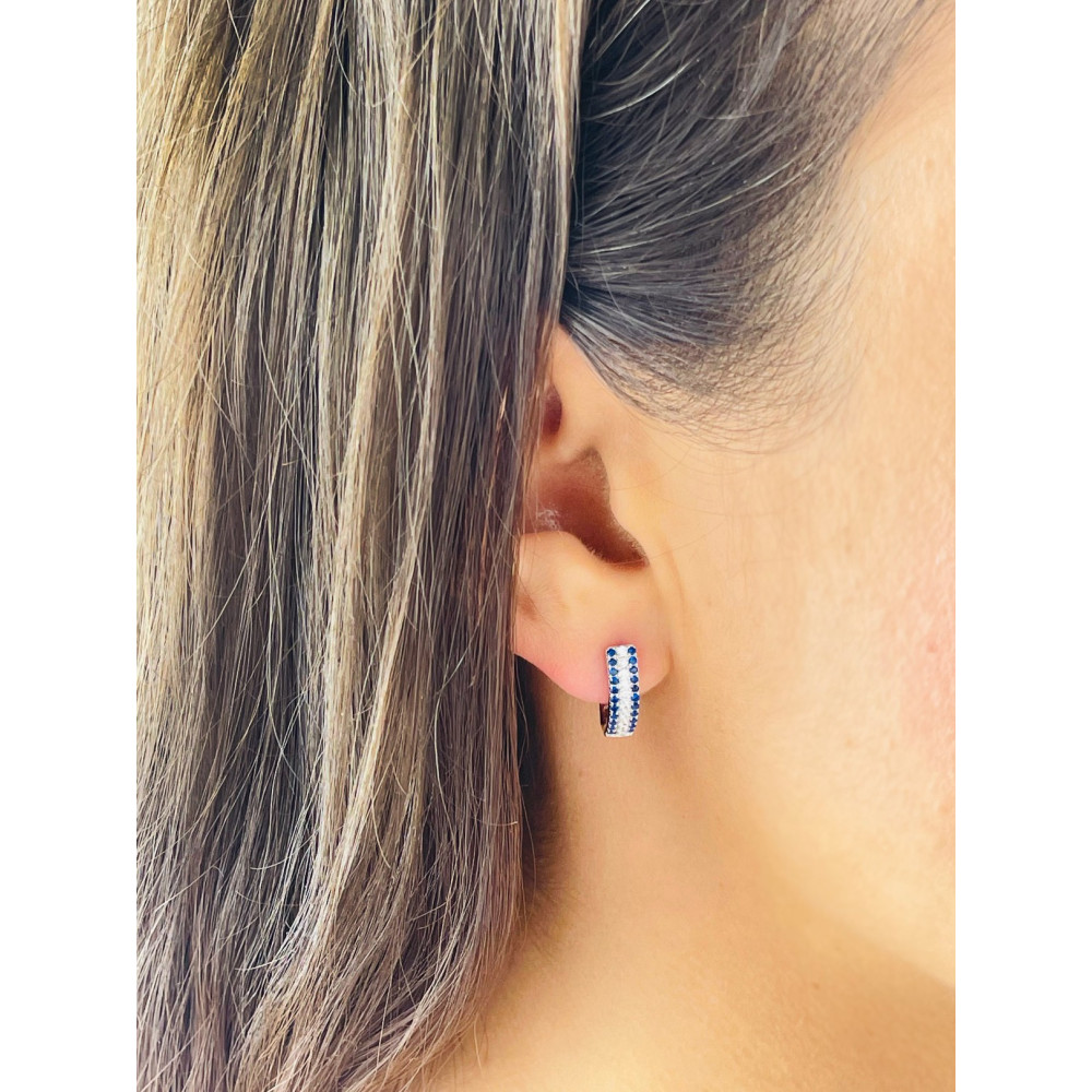 925 Silber mit Zirkonia Ohrringe