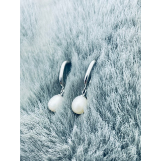 925 Silber mit Perlen Ohrringe