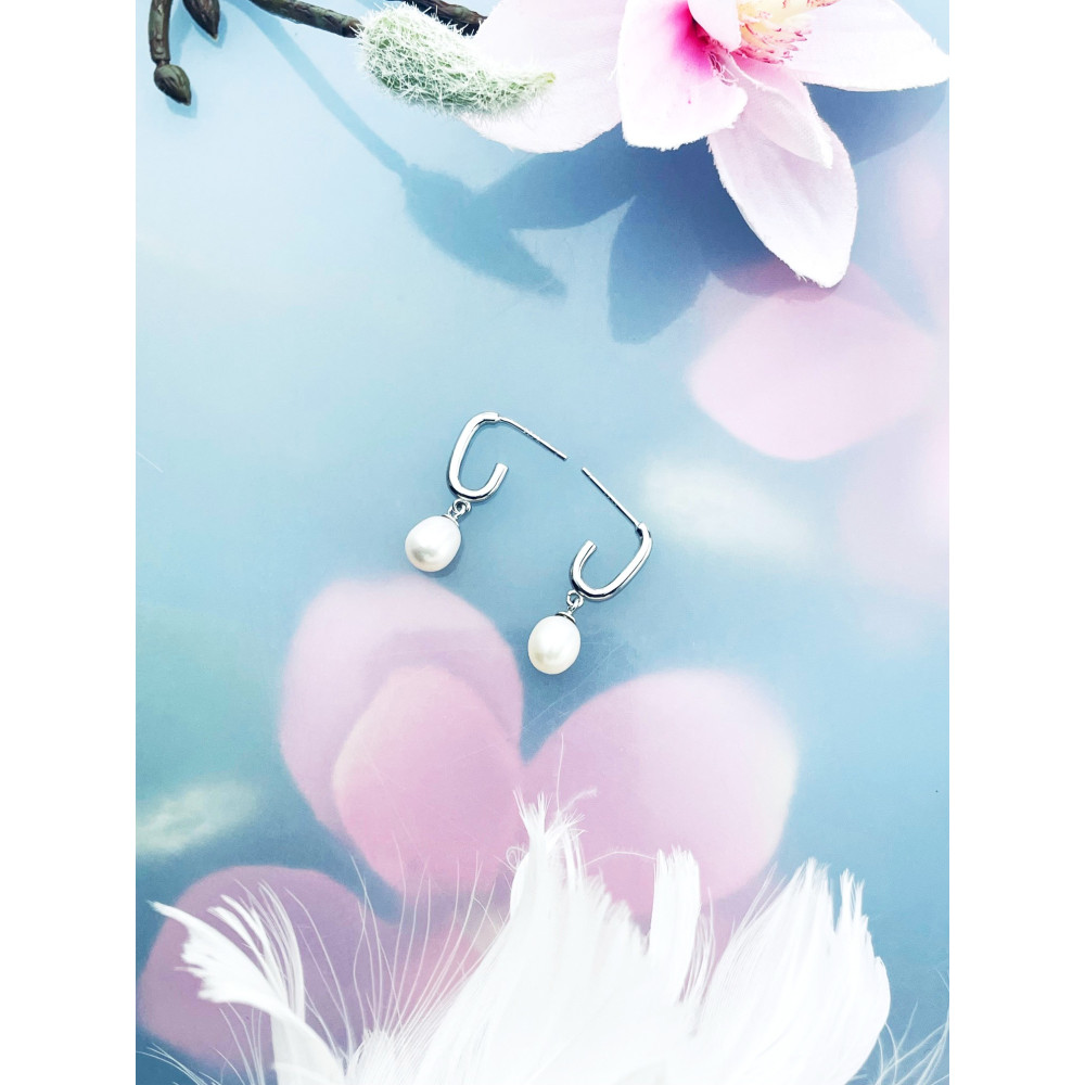 copy of Złote kolczyki przecinki z cyrkoniami