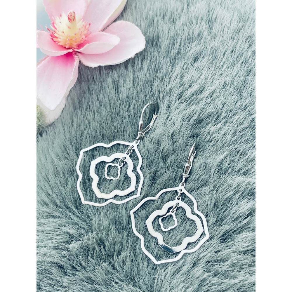 copy of Złote kolczyki przecinki z cyrkoniami