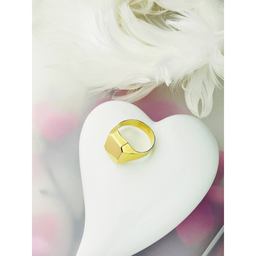 Gold-Siegelring für Männer Signet Gold 585er 14KT