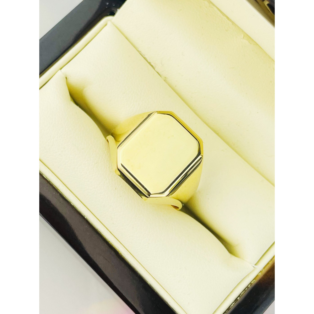 Gold-Siegelring für Männer Signet Gold 585er 14KT