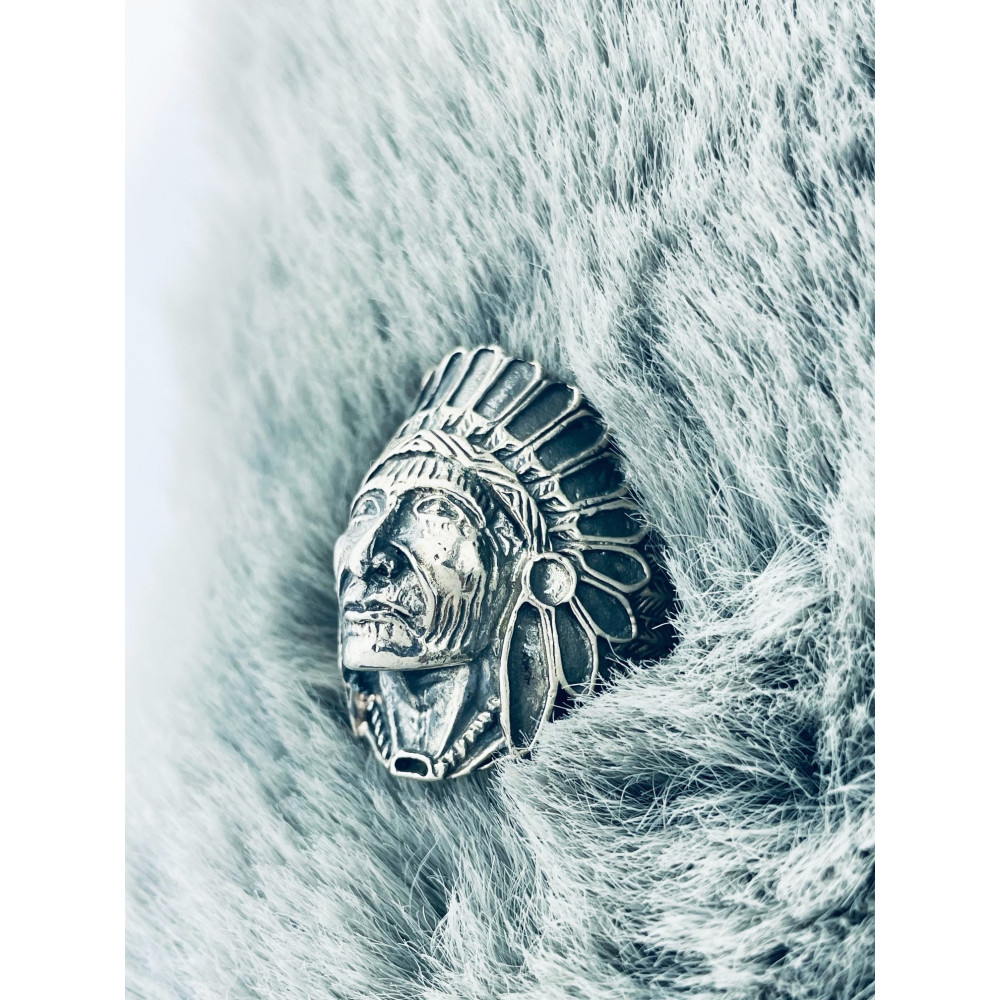 Silber-Siegelring für Männer Signet 925 Silber Indisch