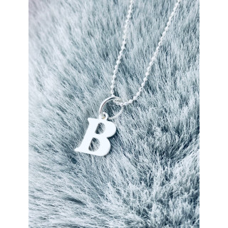925 Silber Anhänger Buchstabe B Kettenanhänger