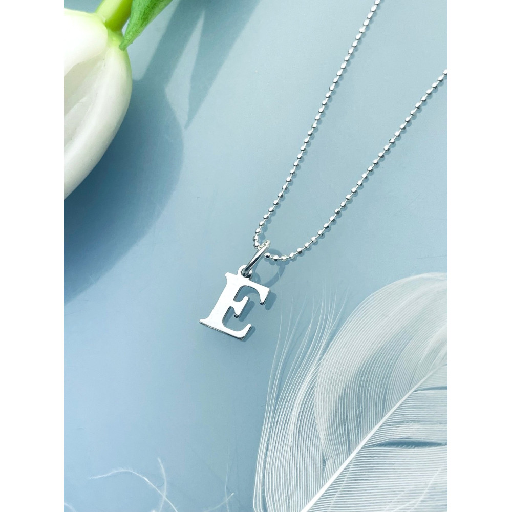 925 Silbe925 Silber Anhänger Buchstabe E Kettenanhängerr Anhänger Buchstabe E Kettenanhänger