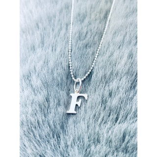 925 Silber Anhänger Buchstabe F Kettenanhänger