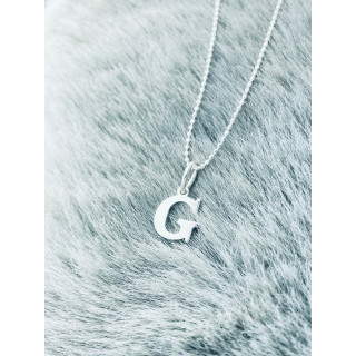 925 Silber Anhänger Buchstabe G Kettenanhänger