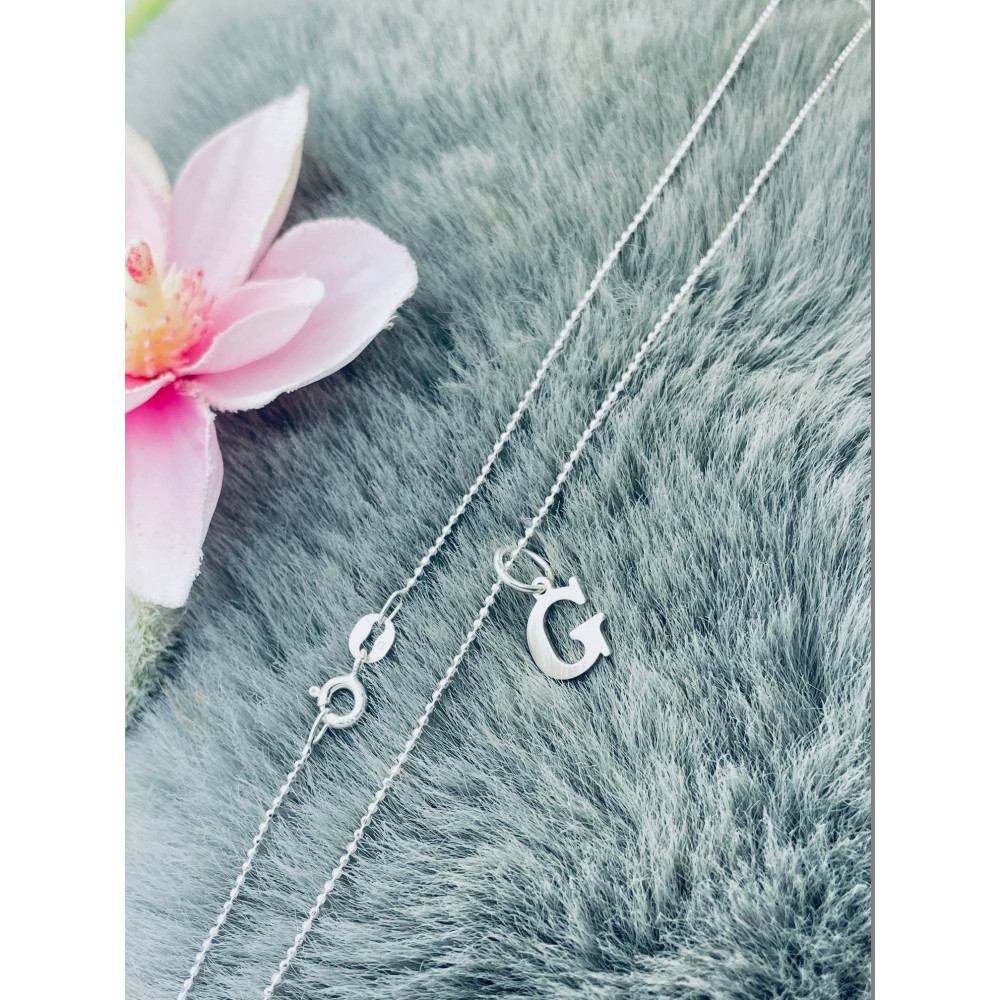 925 Silber Anhänger Buchstabe G Kettenanhänger