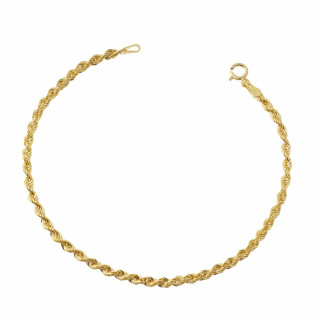 copy of Złota bransoletka z zawieszkami serce