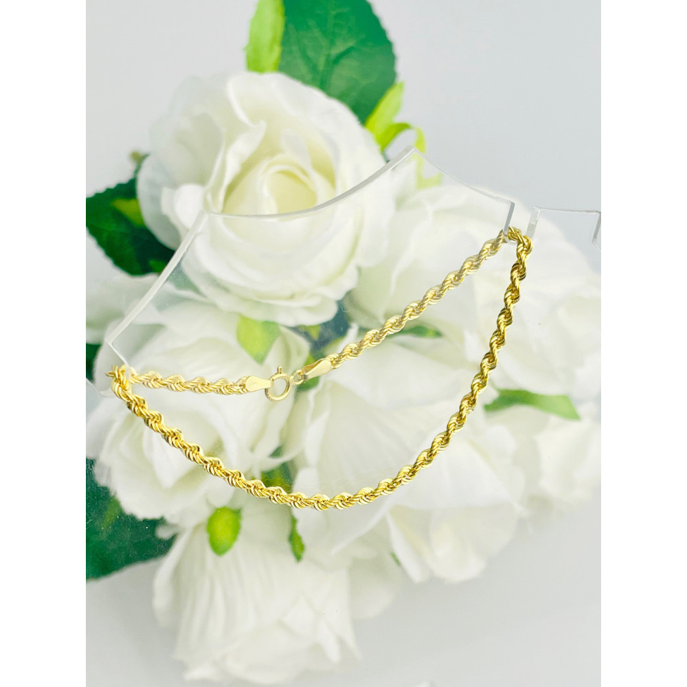 copy of Złota bransoletka z zawieszkami serce