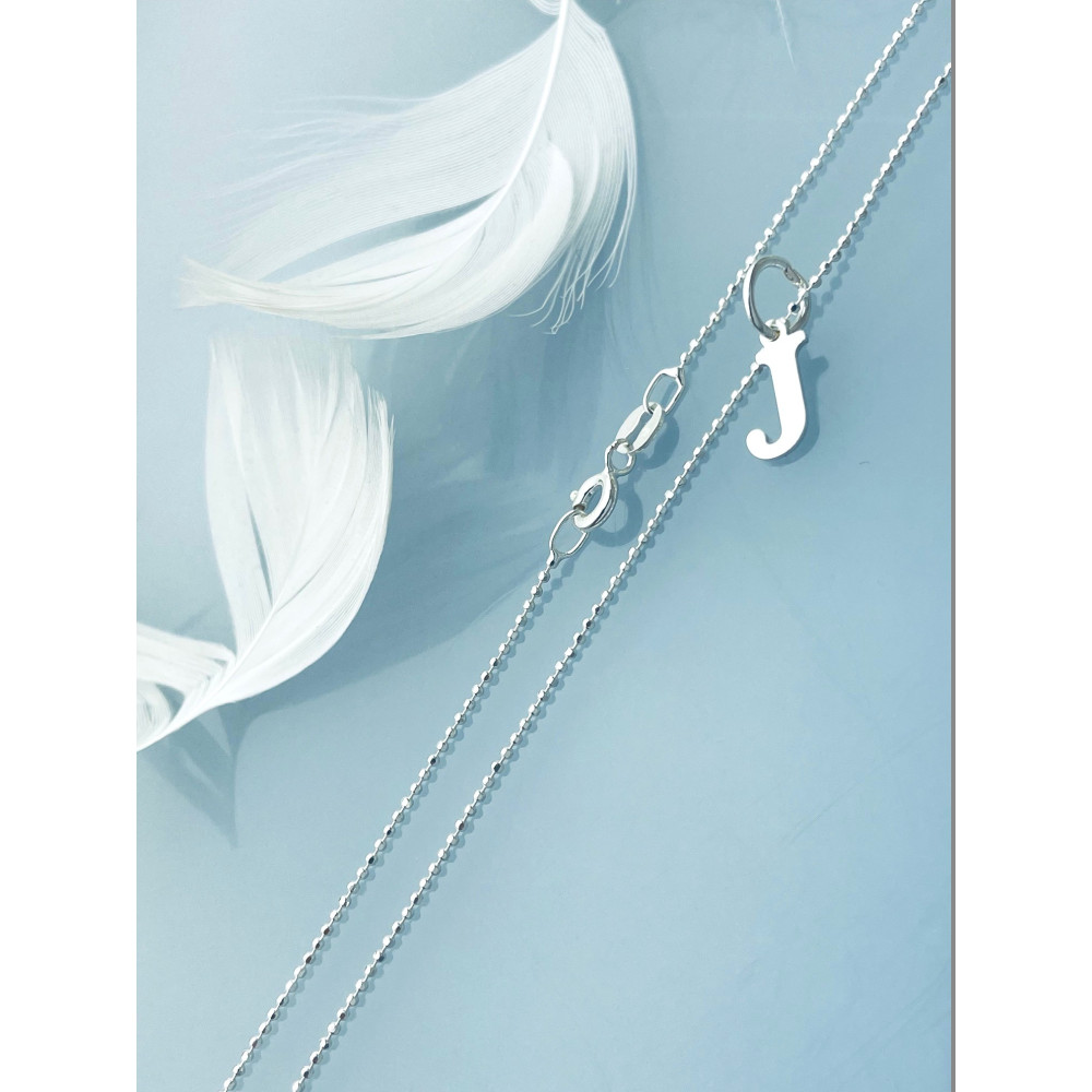 925 Silber Anhänger Buchstabe J Kettenanhänger