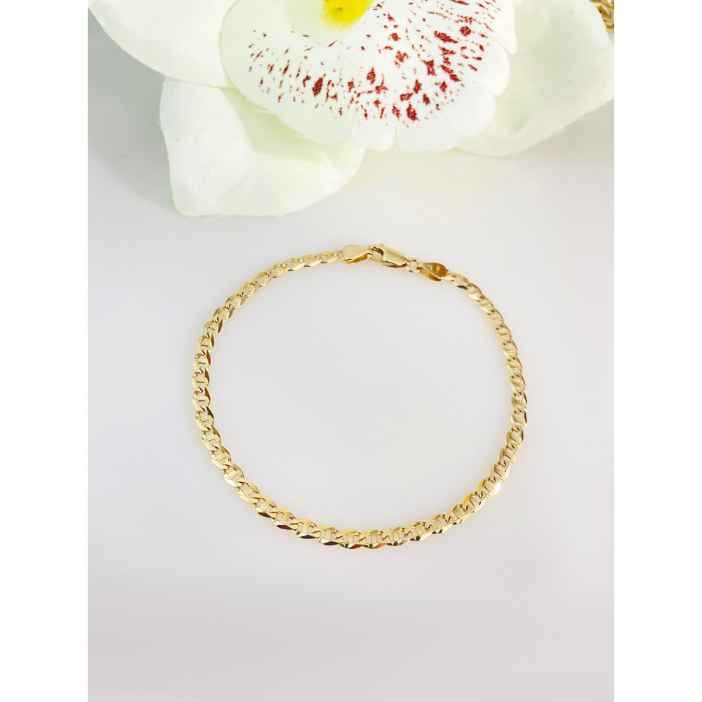 copy of Złota bransoletka z zawieszkami serce