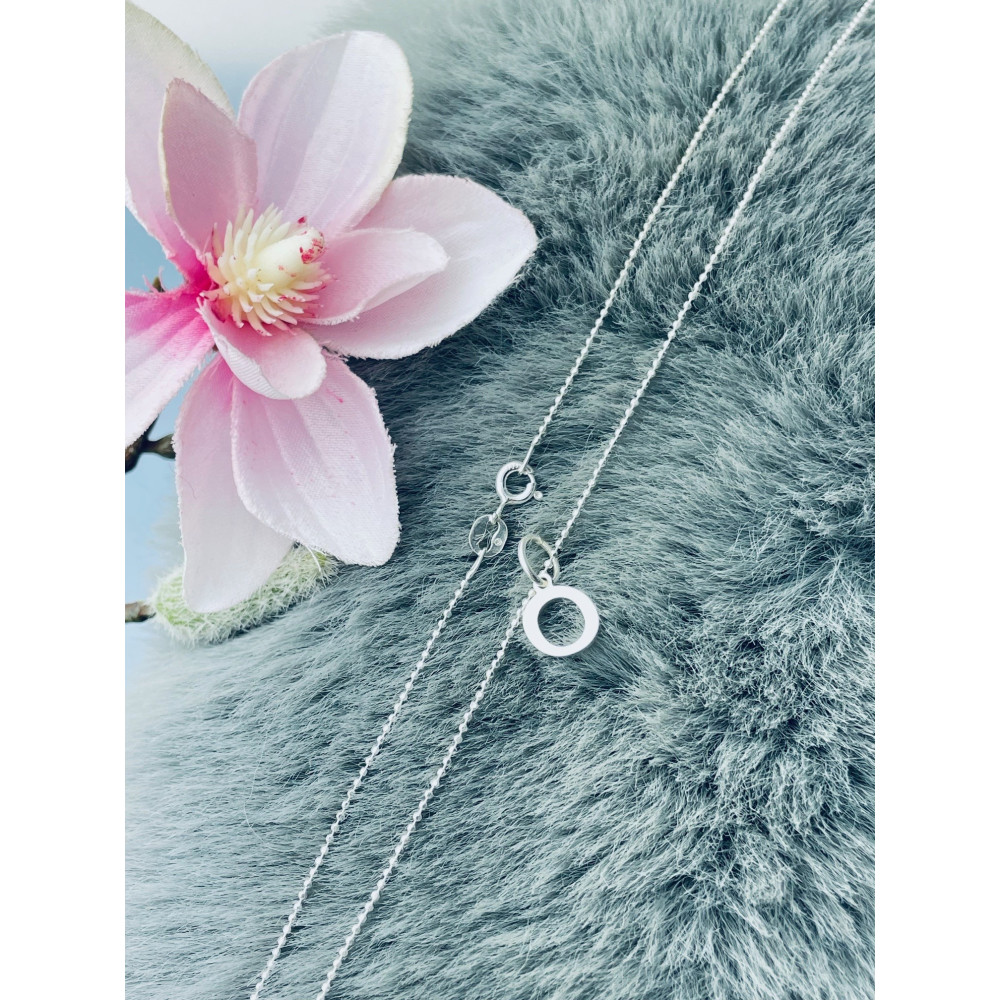 925 Silber Anhänger Buchstabe O Kettenanhänger