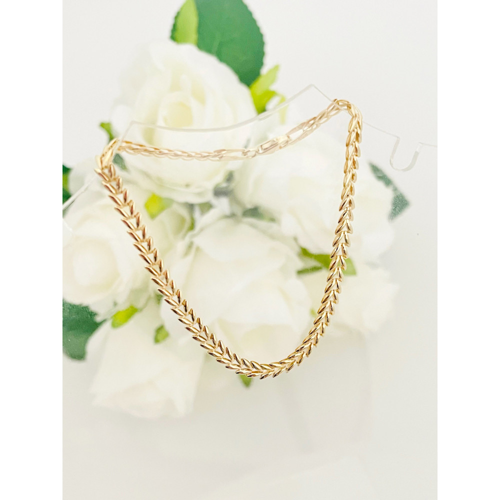 copy of Złota bransoletka z zawieszkami serce