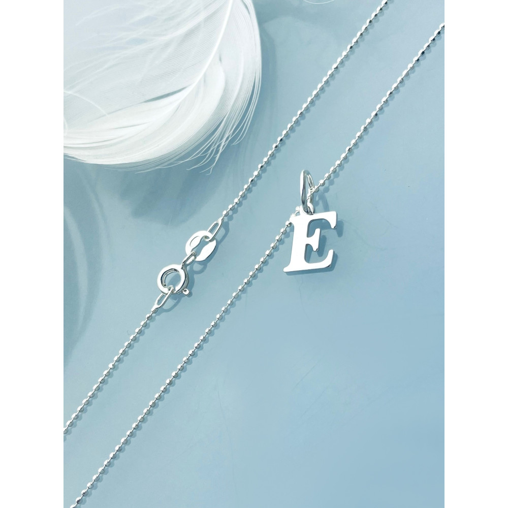 925 Silber Anhänger Buchstabe E Kettenanhänger