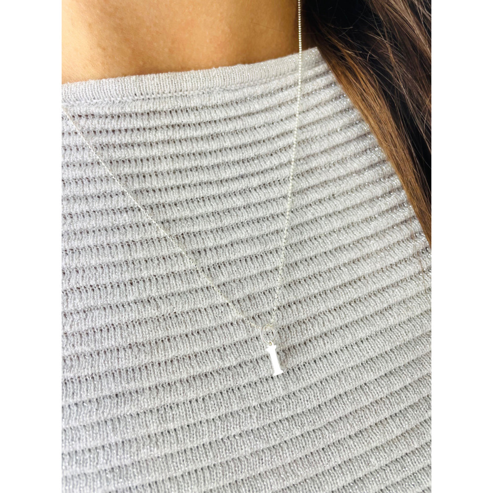 925 Silber Anhänger Buchstabe I Kettenanhänger