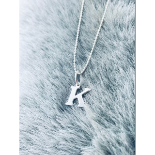 925 Silber Anhänger Buchstabe K Kettenanhänger