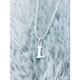 925 Silber Anhänger Buchstabe L Kettenanhänger