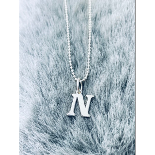 925 Silber Anhänger Buchstabe N Kettenanhänger