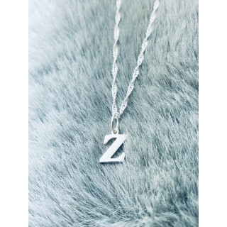 925 Silber Anhänger Buchstabe Z Kettenanhänger Singapore Magic