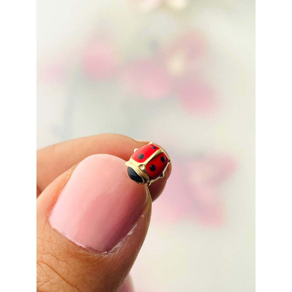 copy of Złote kolczyki przecinki z cyrkoniami