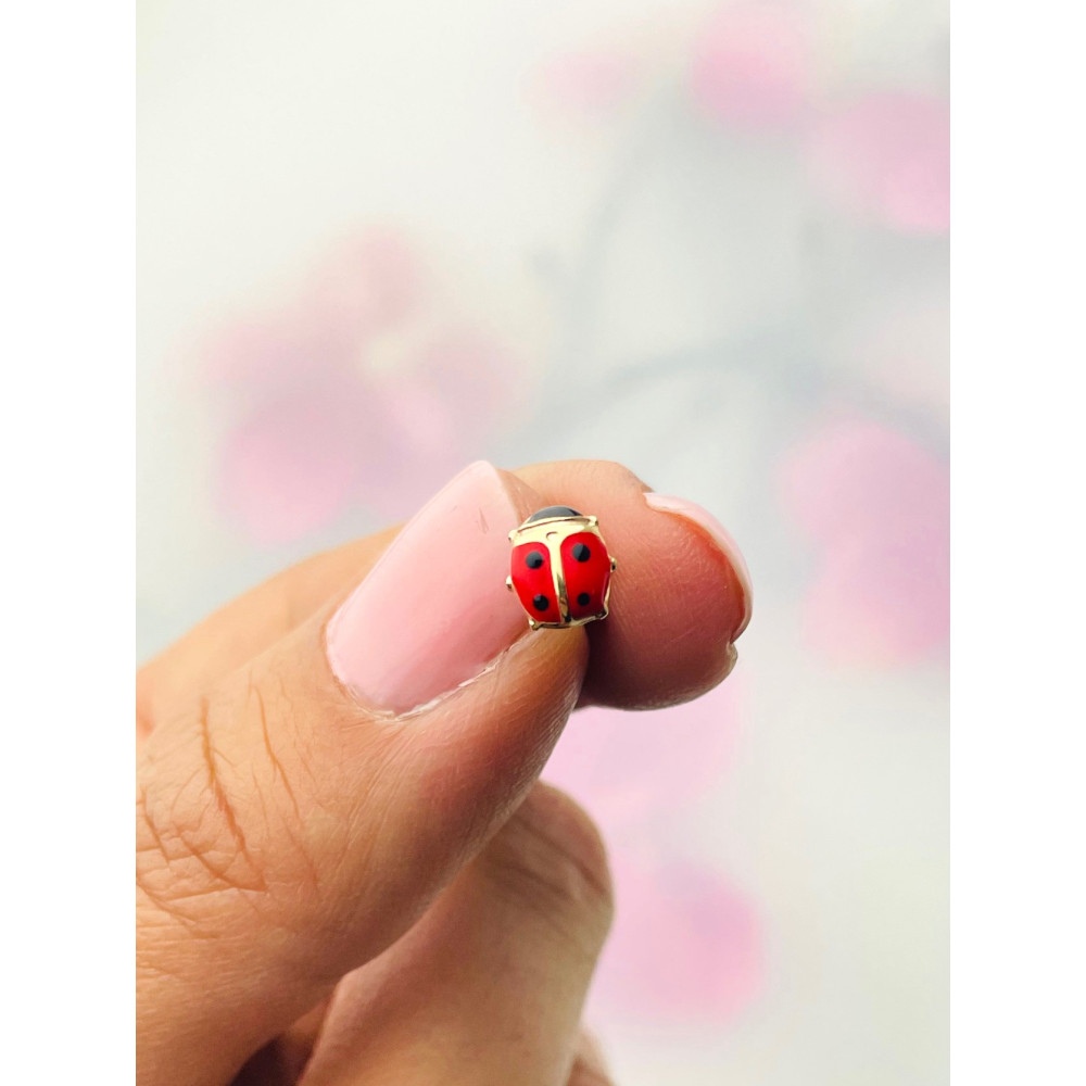 copy of Złote kolczyki przecinki z cyrkoniami