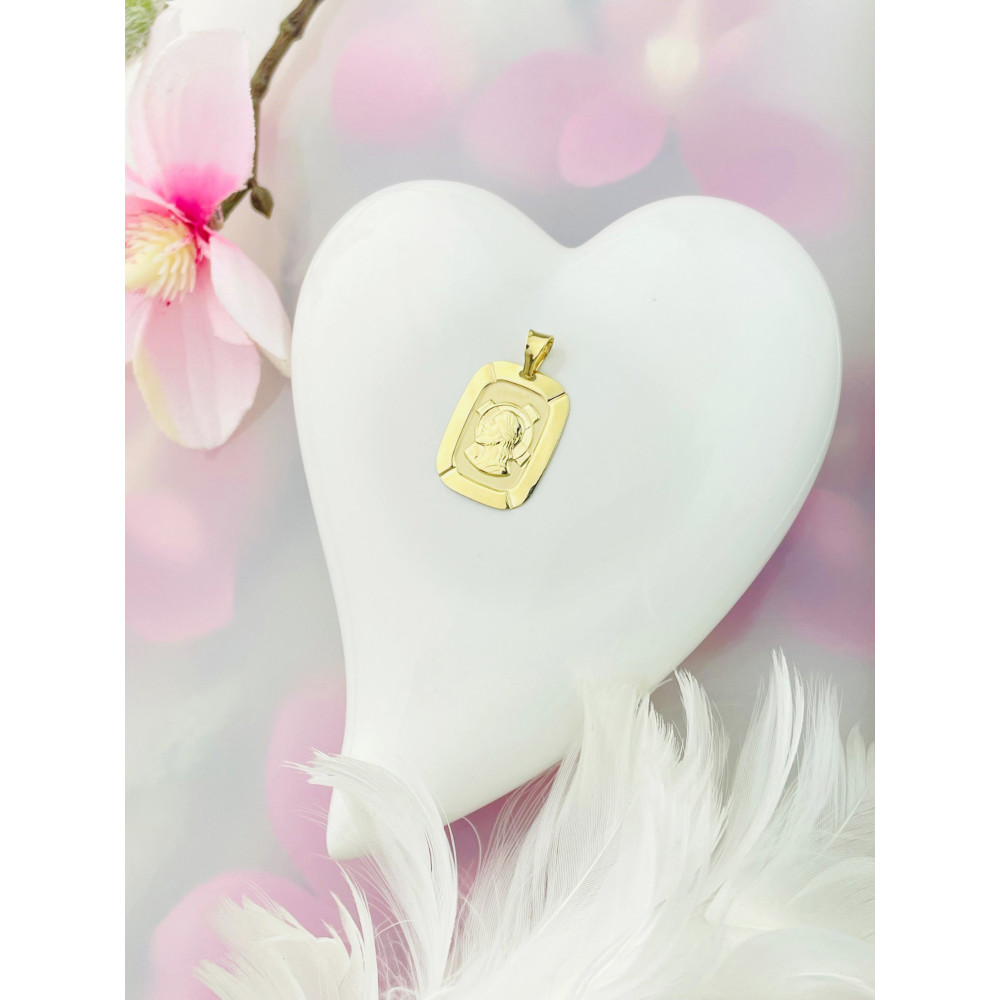 Anhänger mit Jesus Goldanhänger Erstkommunion 585er 14KT