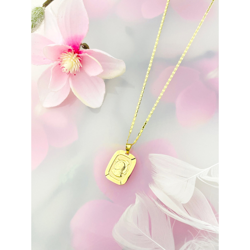 Anhänger mit Jesus Goldanhänger Erstkommunion 585er 14KT