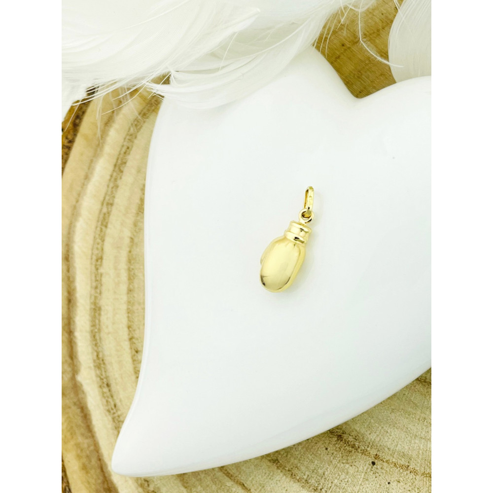 Anhänger Boxhandschuh Kettenanhänger Gelbgold Goldanhänger 585er 14KT