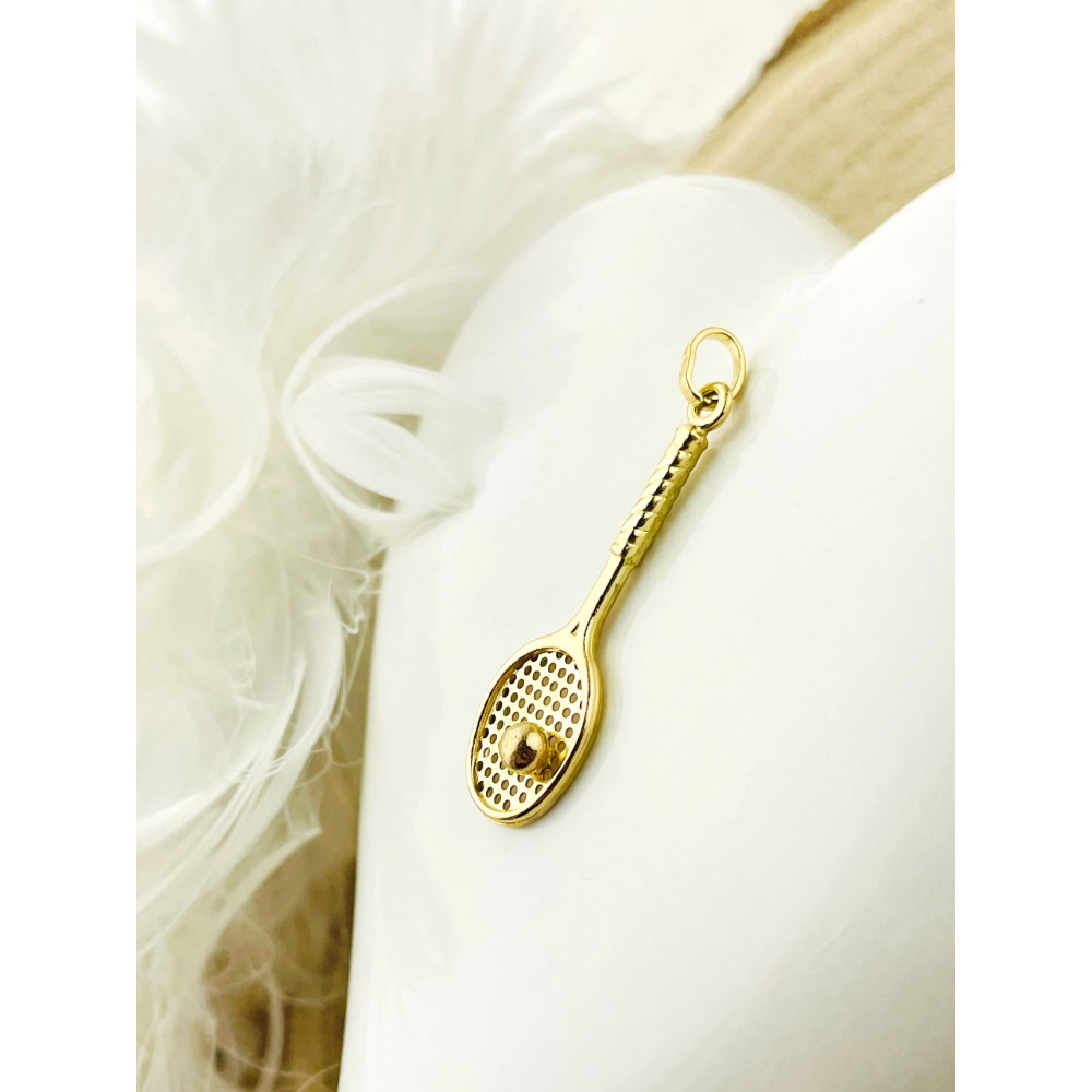 copy of Złoty wisiorek zawieszka rozeta ażurowa