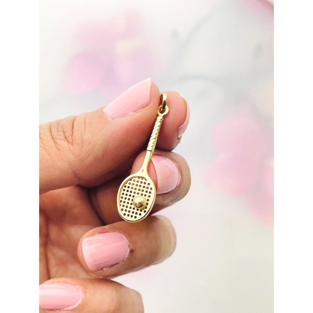 copy of Złoty wisiorek zawieszka rozeta ażurowa