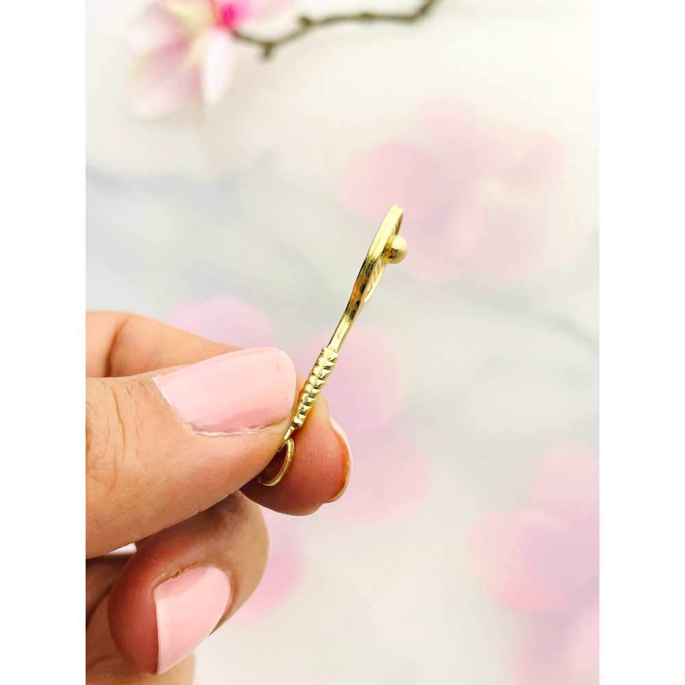 copy of Złoty wisiorek zawieszka rozeta ażurowa