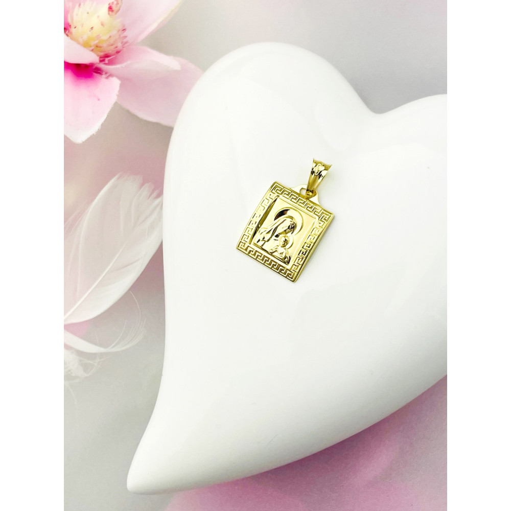 Anhänger Madonna Maria Goldanhänger Erstkommunion 585er 14KT