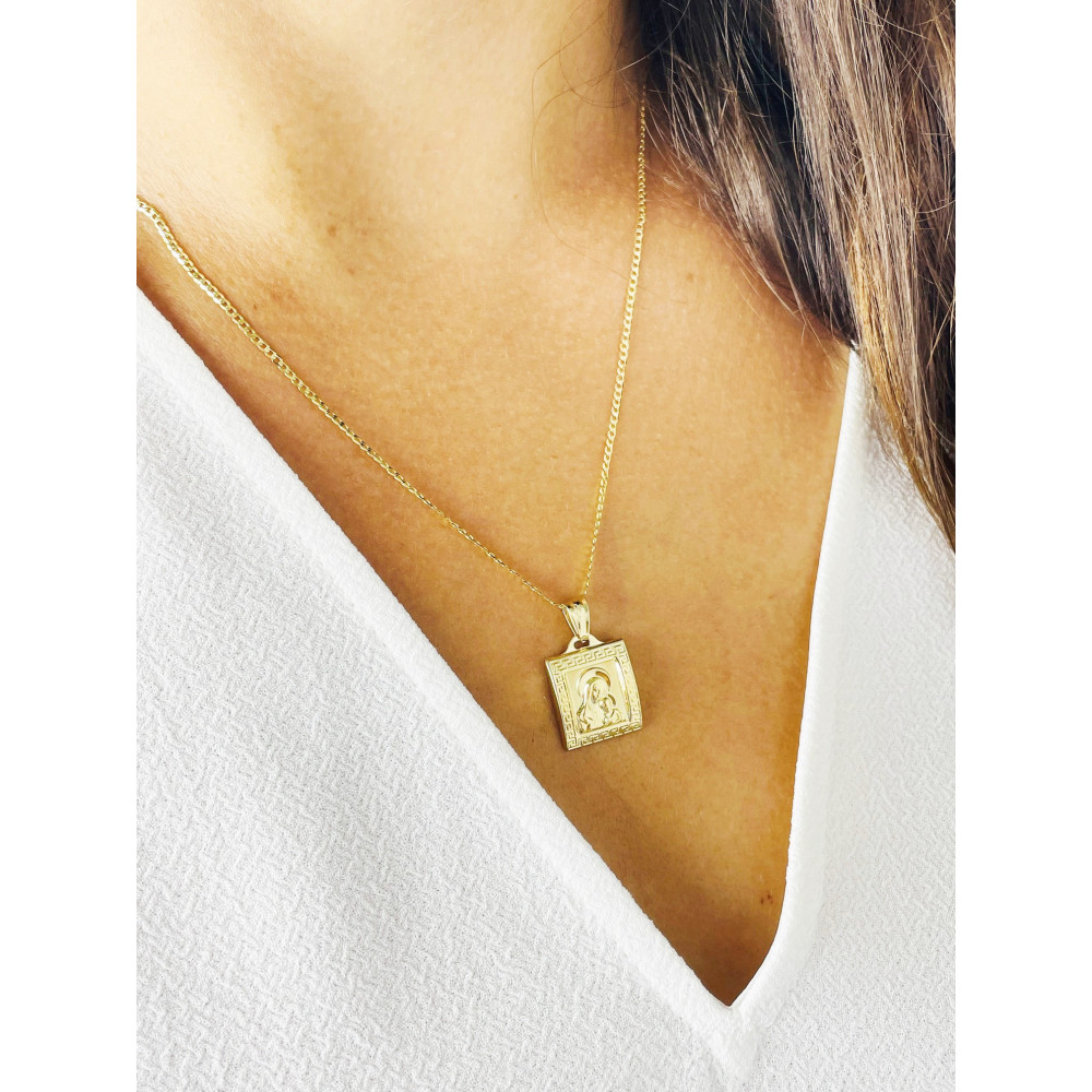 Anhänger Madonna Maria Goldanhänger Erstkommunion 585er 14KT