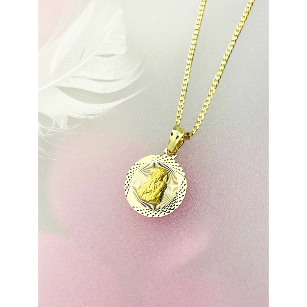 Anhänger Madonna Maria Goldanhänger Erstkommunion 585er 14KT