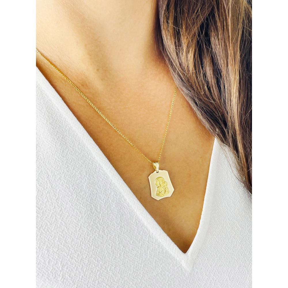 Anhänger Madonna Maria Goldanhänger Erstkommunion 585er 14KT