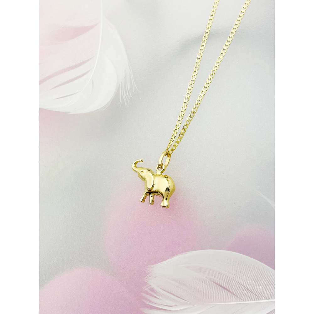 copy of Złoty wisiorek zawieszka rozeta ażurowa