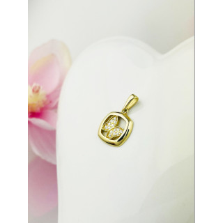 Anhänger mit Zirkonia Gelbgold Goldanhänger  Schmetterling 585er 14KT