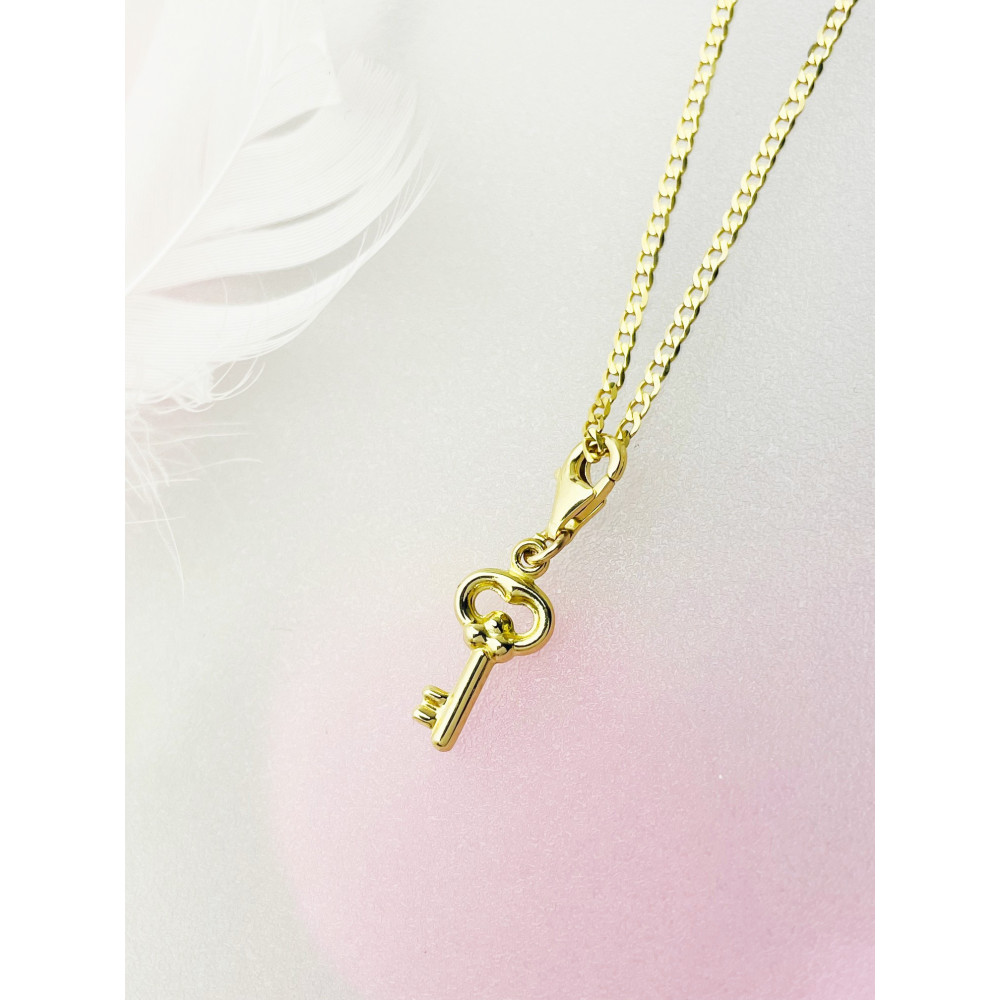 Anhänger Gelbgold Goldanhänger Schlüssel charms 585er 14KT