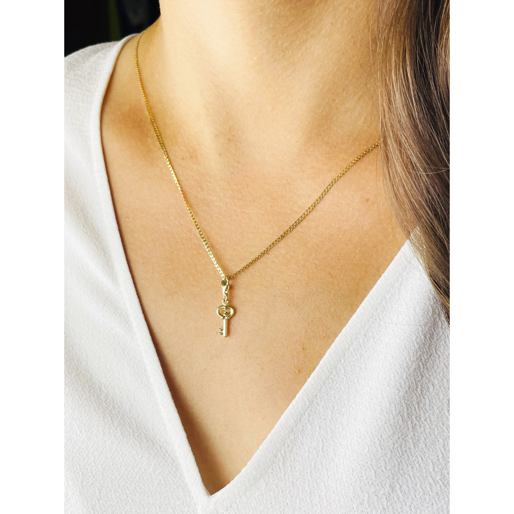 Anhänger Gelbgold Goldanhänger Schlüssel charms 585er 14KT