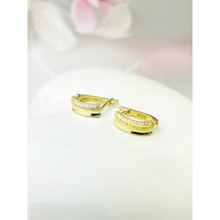 copy of Złote kolczyki wiszące patyczki